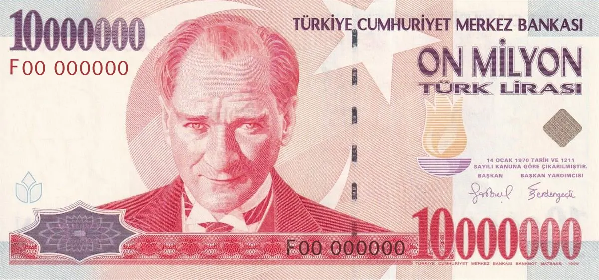 10 Milyon Türk Lirası